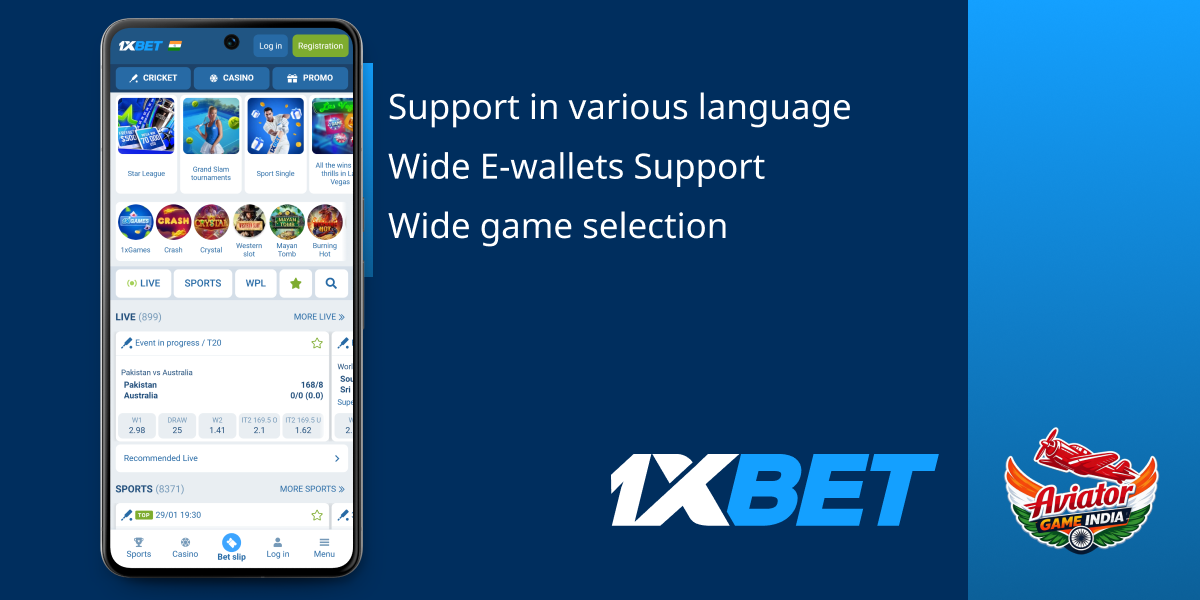 1xBet - Indian Casino to play Aviator