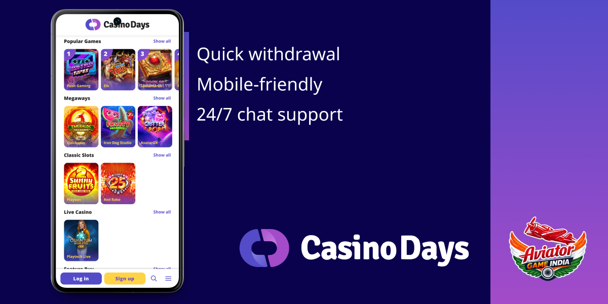 Casino Days - Indian Casino to play Aviator